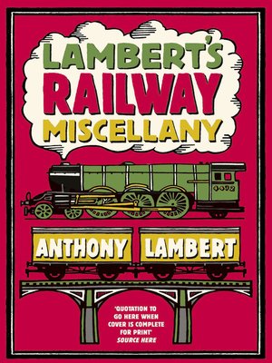 cover image of Lambert's Railway Miscellany